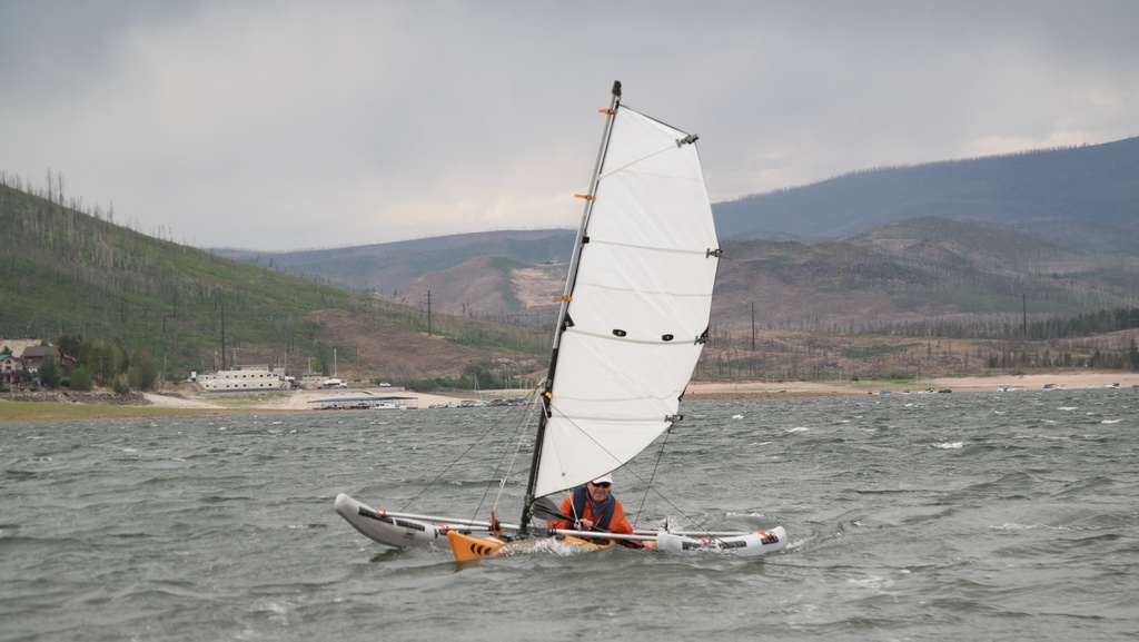 Leeboard Pair- Nomadic Express - 10.5 under Sail with Lee Board