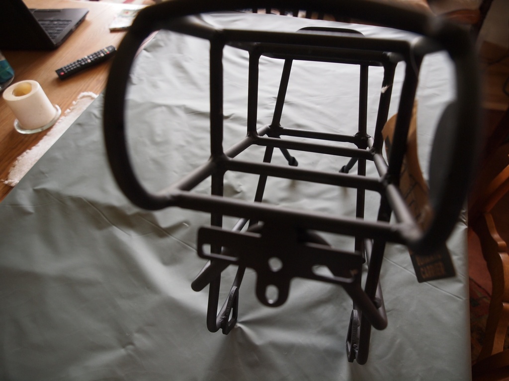 Rear View - Slide Cage in Dahon ULTIMATE CARRIER DURABLE MULTI LEVEL Rack for most Dahon Bikes