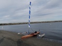 Ama Set - on custom boat - Andy Friedl