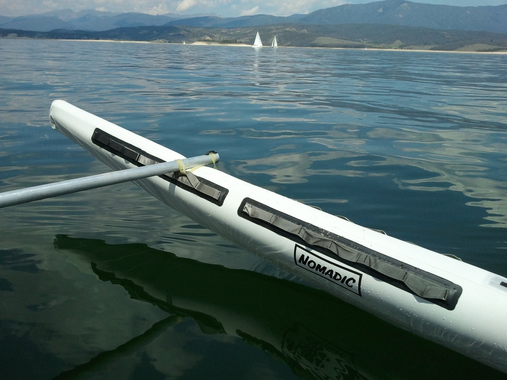 Aka Set  (Outrigger Paired Set - Nomadic Express - Oval 9 ft 8 in each built