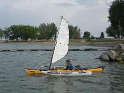 [MAST-11] Mast Set - 11 ft - Nomadic Express - Carbon + Aluminum - for Kayak and Canoe